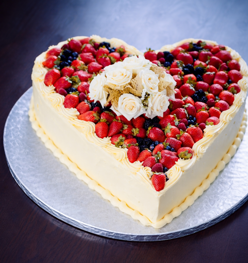 One Tier Wedding Cake - Design 10