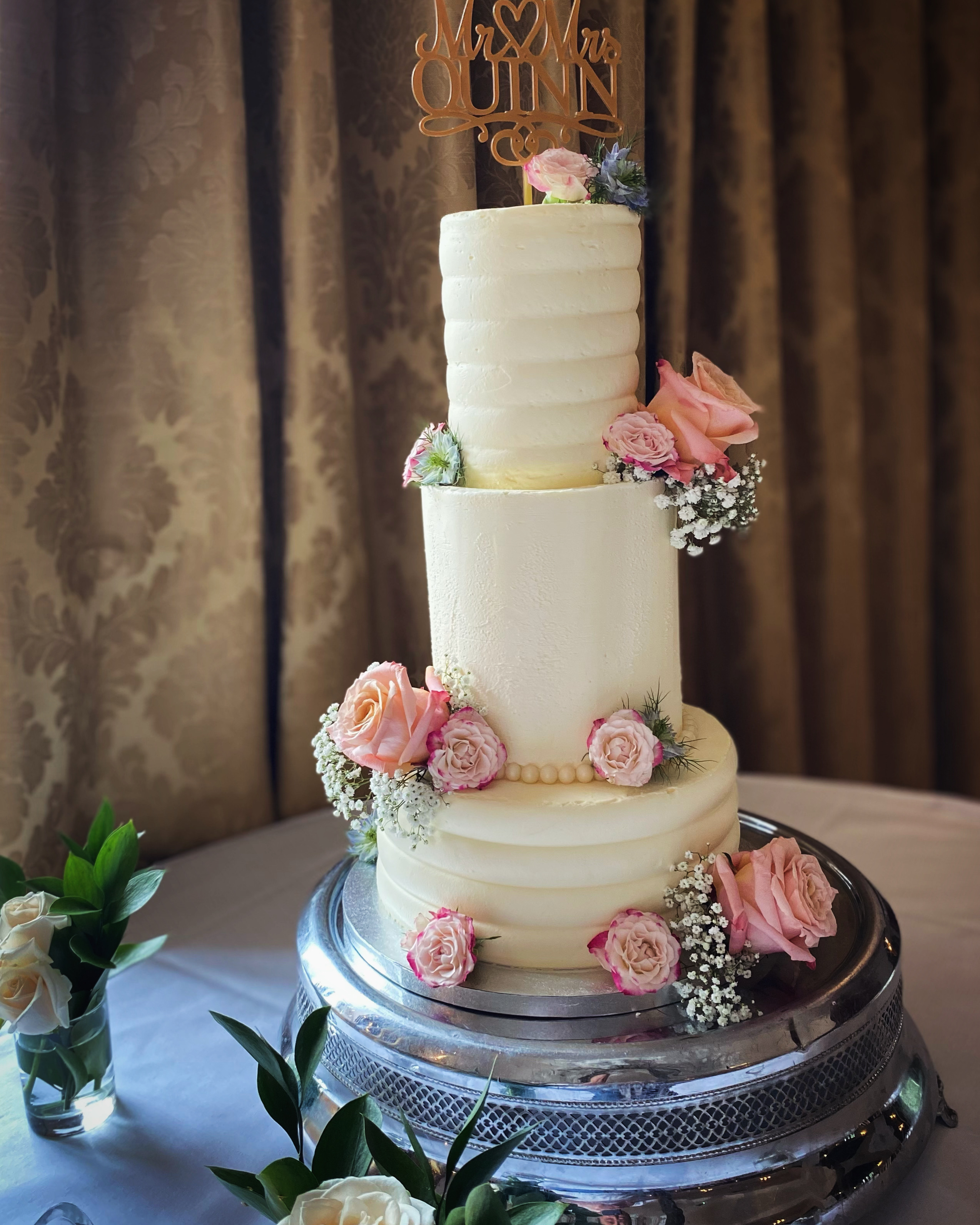 Three Tier Wedding Cake - Design 6.2