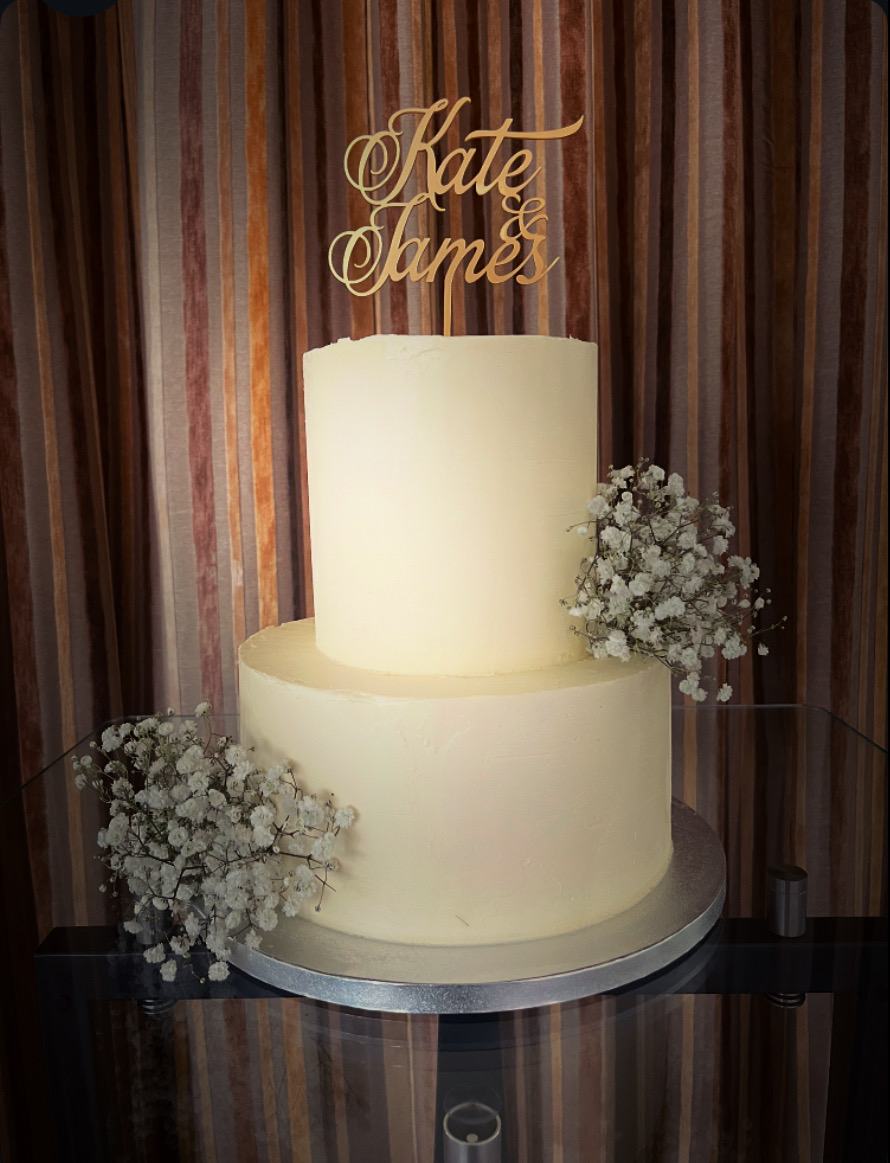 Two Tier Wedding Cake - Design 4