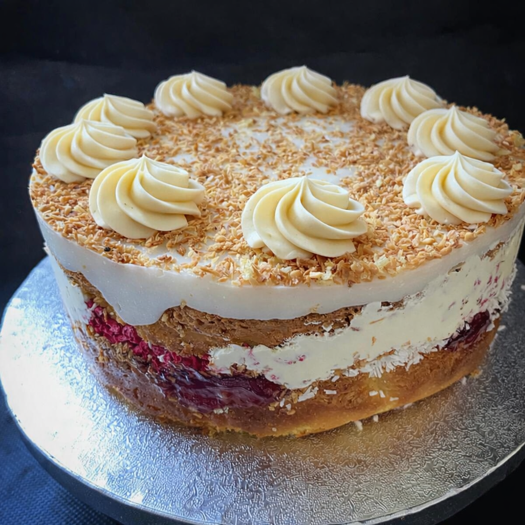 Cakes - Raspberry and Coconut Cake