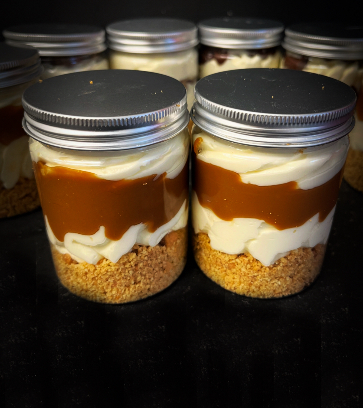 Cheesecake Jars - Biscoff and Vanilla