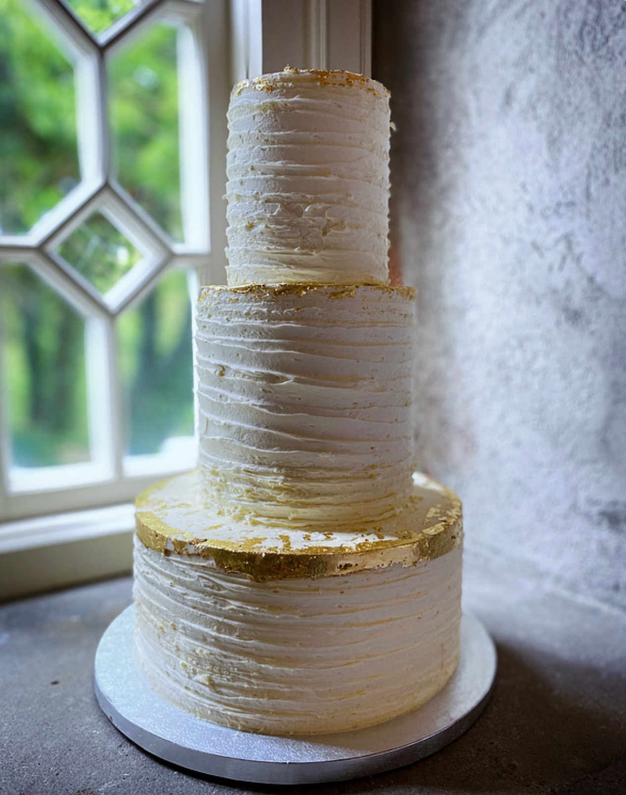 Three Tier Wedding Cake - Design 9