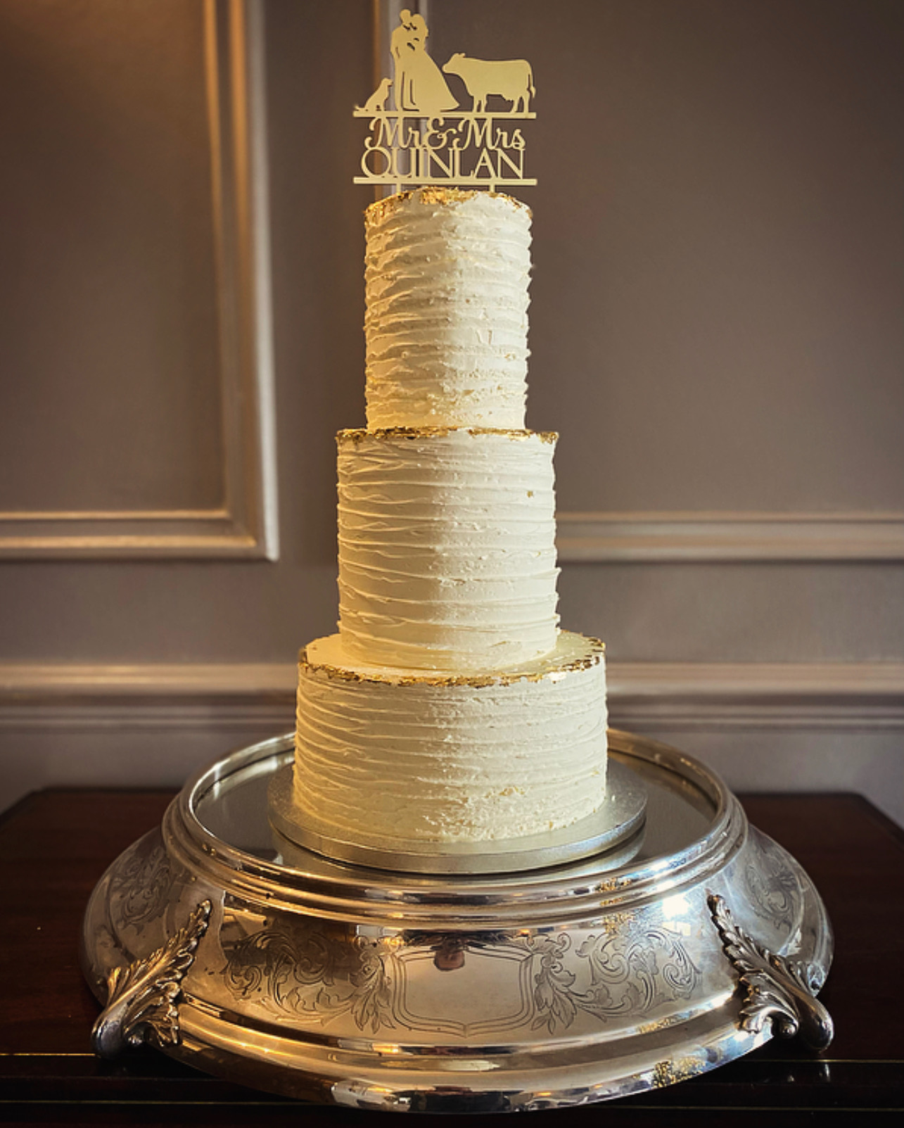 Three Tier Wedding Cake - Design 9.1