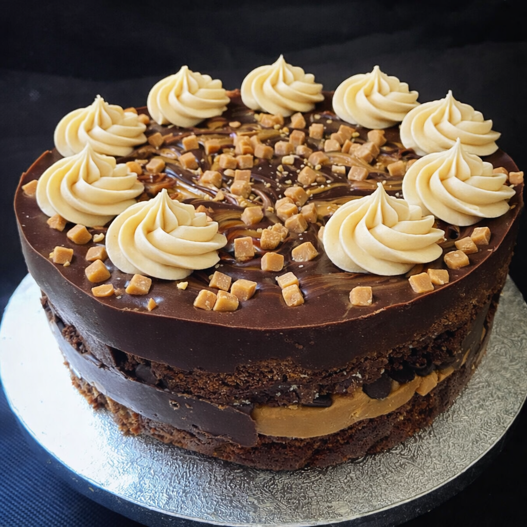 Cakes - Chocolate Fudge Caramel Cake