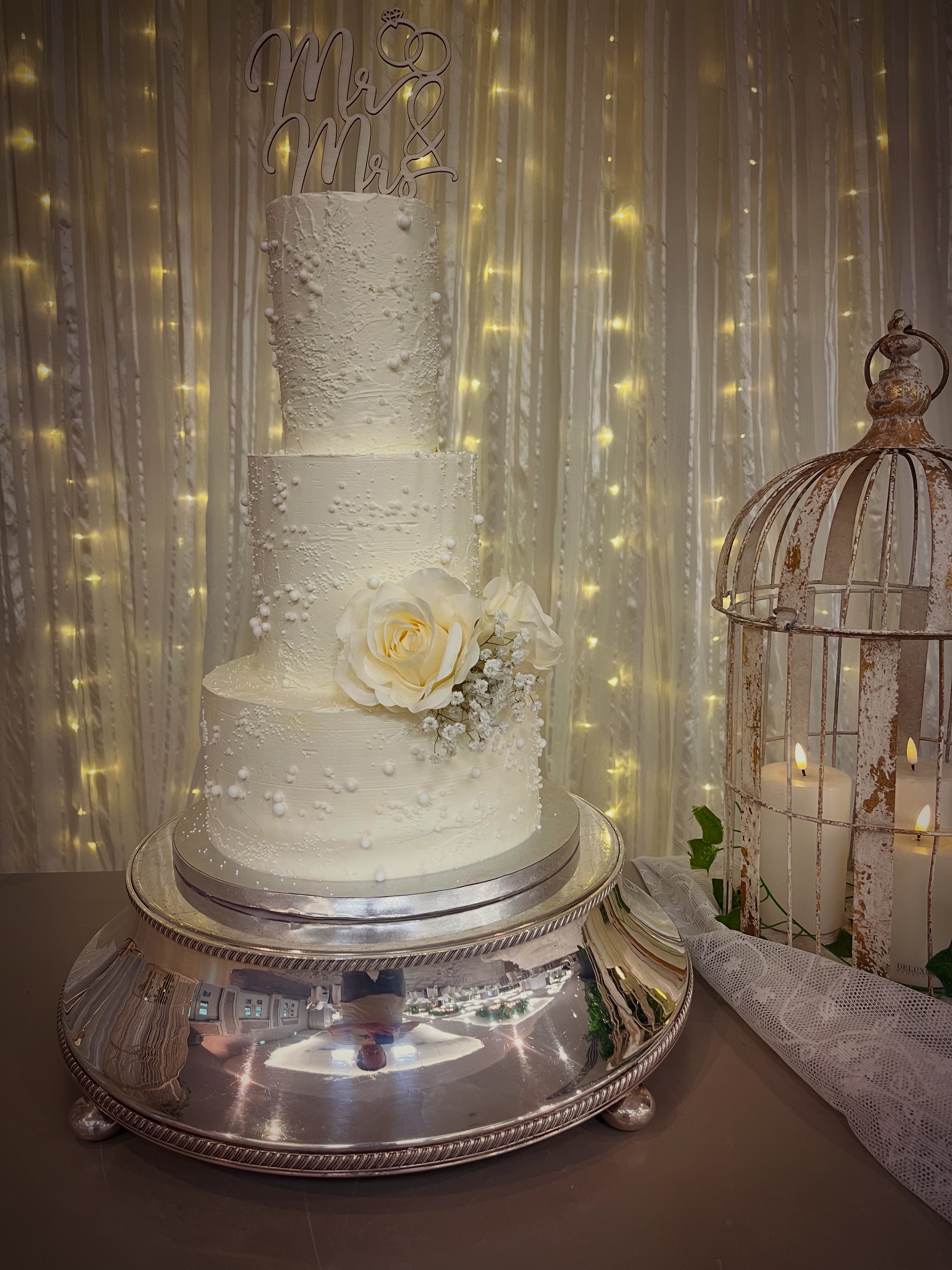 Three Tier Wedding Cake - Design 7.1