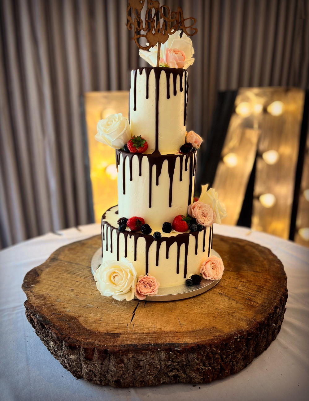 Three Tier Wedding Cake - Design 14