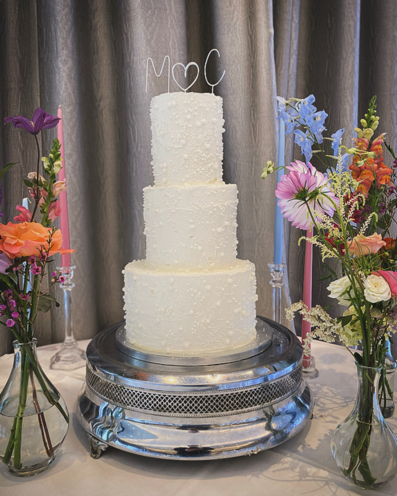 Three Tier Wedding Cake - Design 7