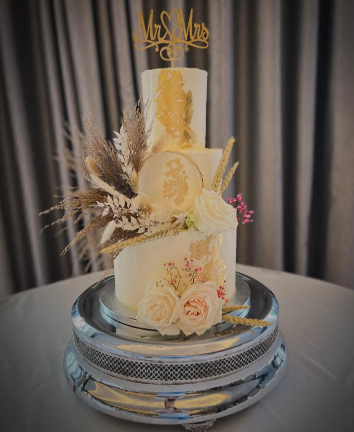 Three Tier Wedding Cake - Design 8