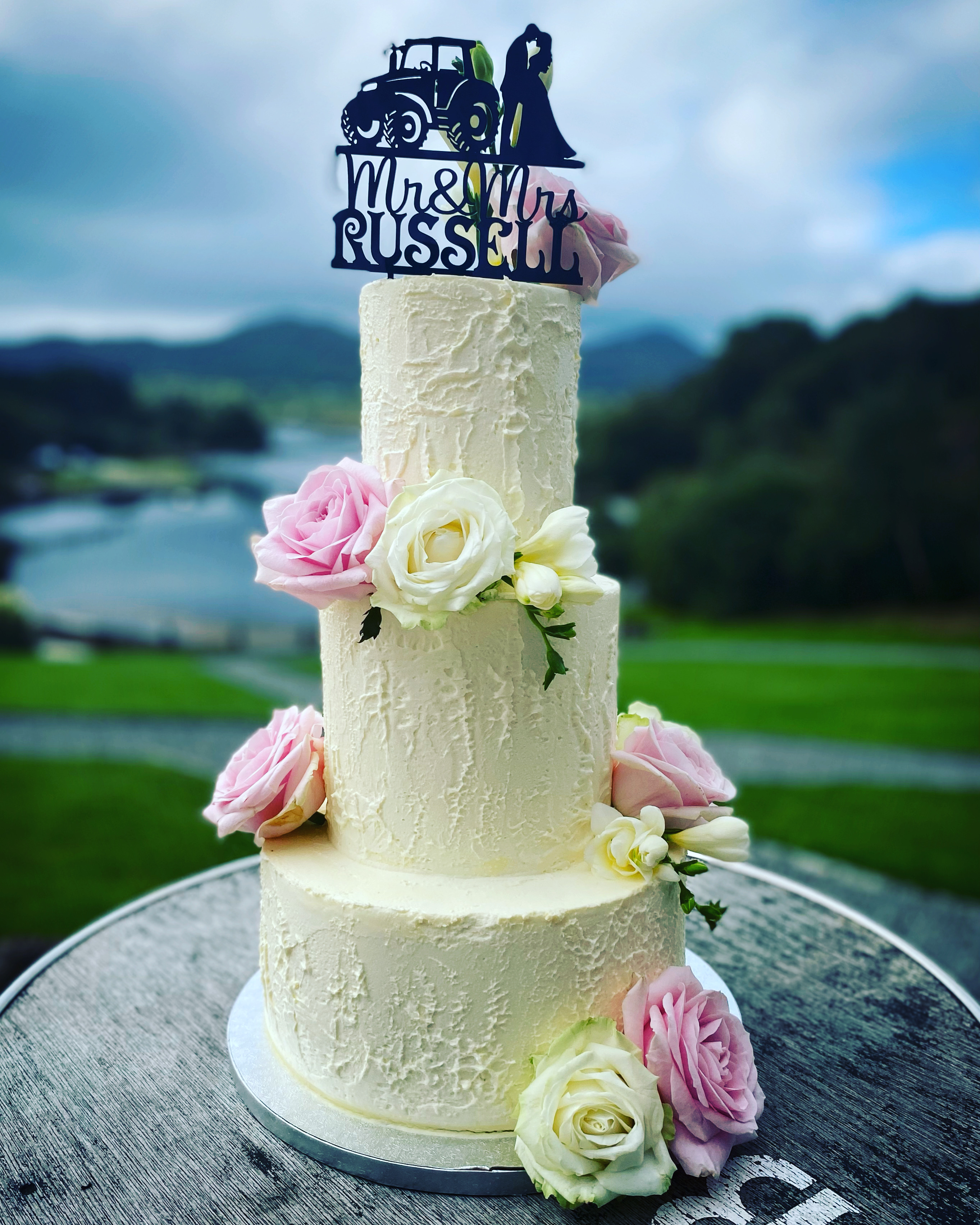 Three Tier Wedding Cake - Design 5.1