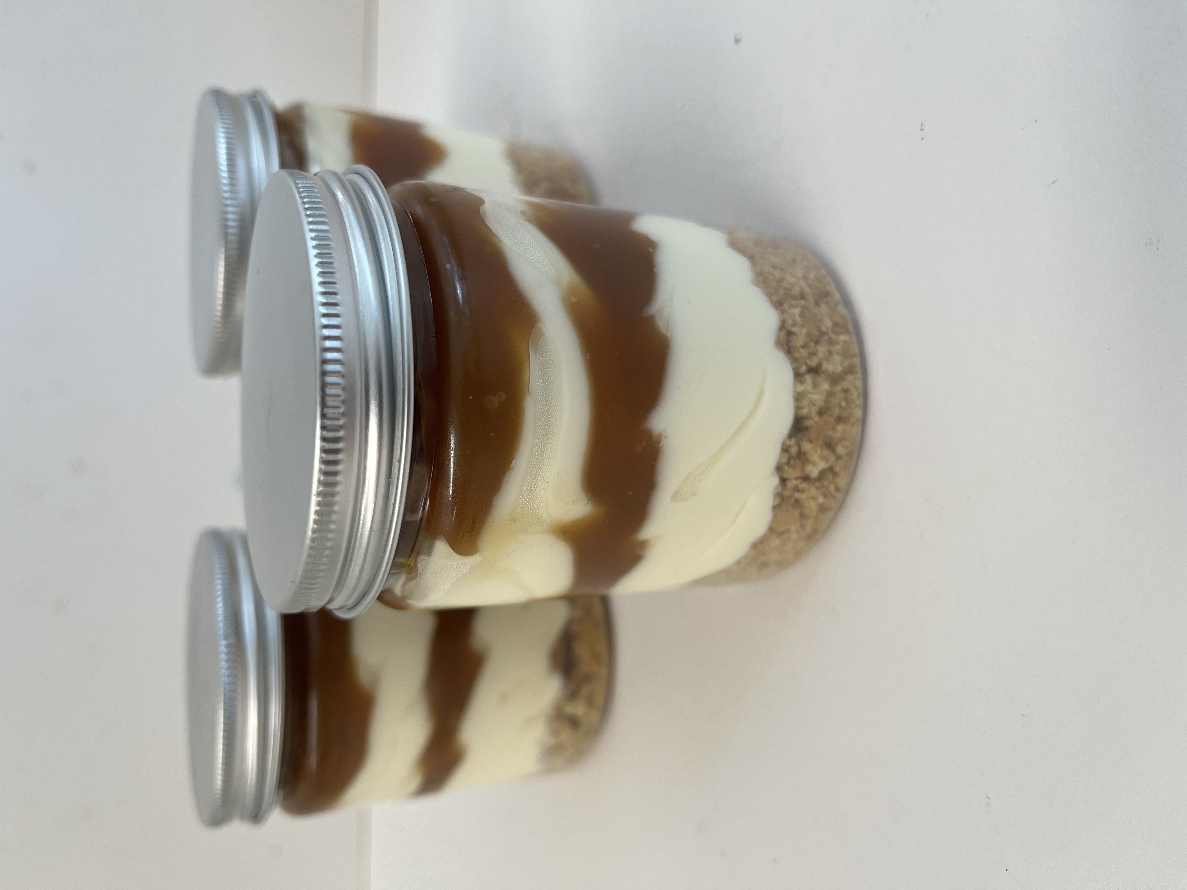 Cheesecake Jars - Caramel and Vanilla