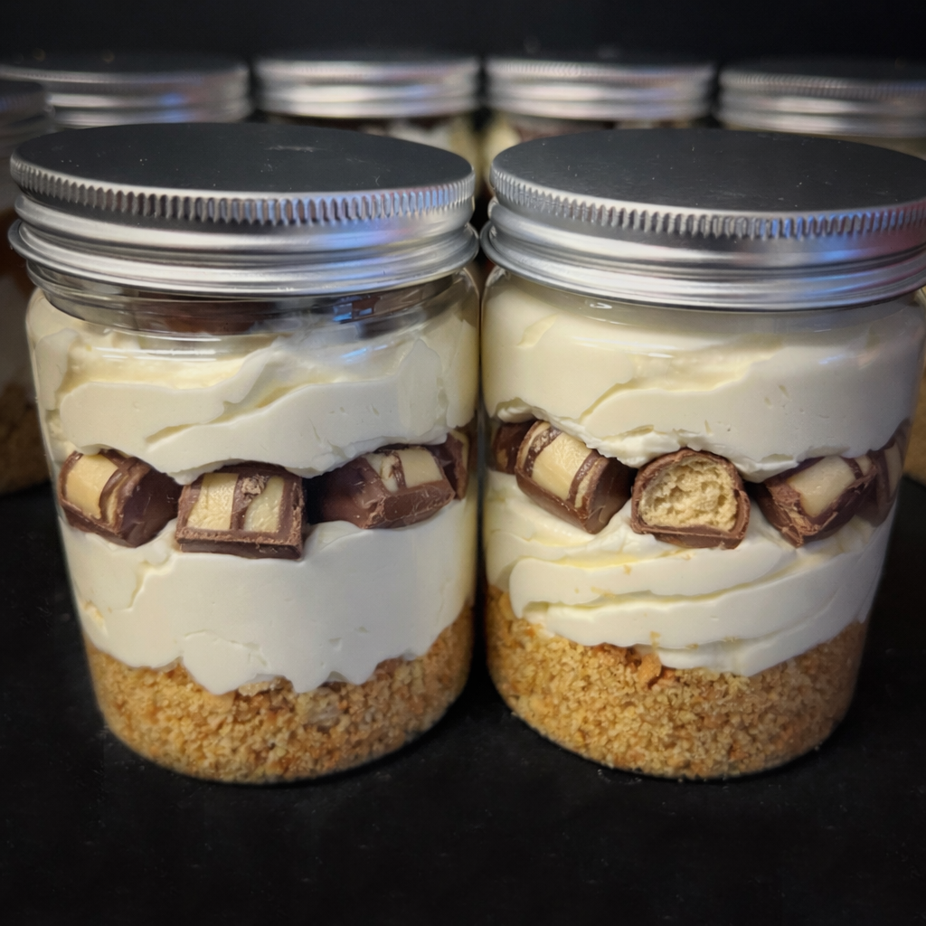 Cheesecake Jars - Kinder Bueno