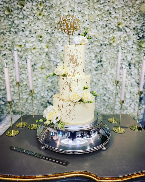 Three Tier Wedding Cake - Design 10