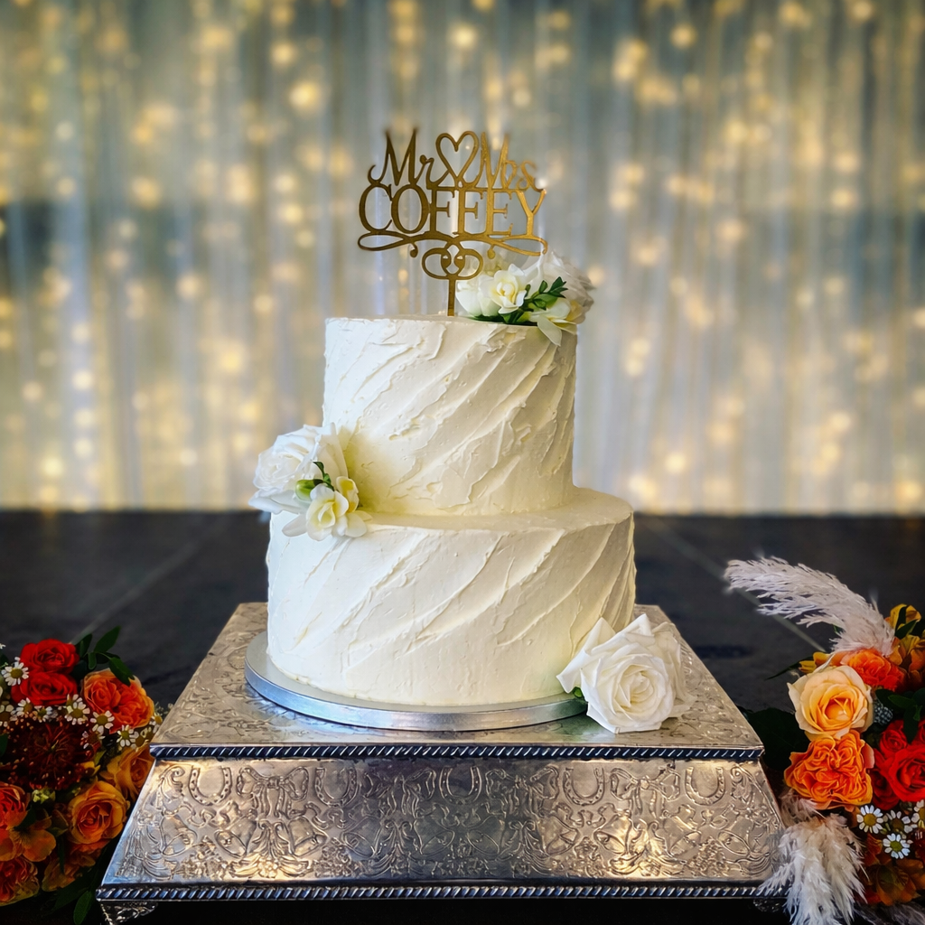 Two Tier Wedding Cake - Design 5